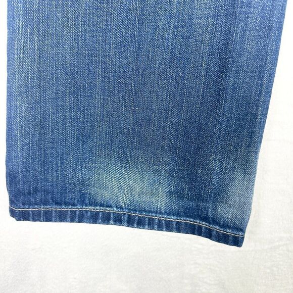 Vintage Levi's SilverTab Slim Boot Cut Jeans Size 36x30 Leather Trim Flap Pocket - Picture 6 of 11